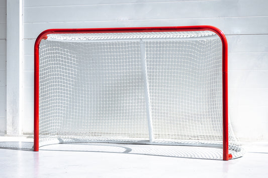 Målbur Extrem – Fuld størrelse hockeymål med forstærket ramme og drypnetsystem