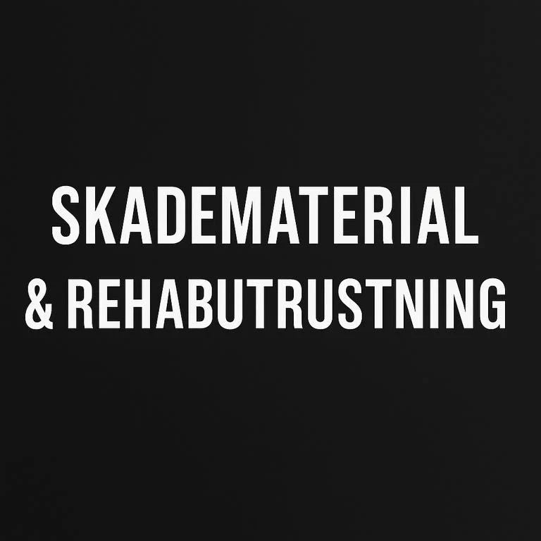 Skademateriale & genoptræningsudstyr