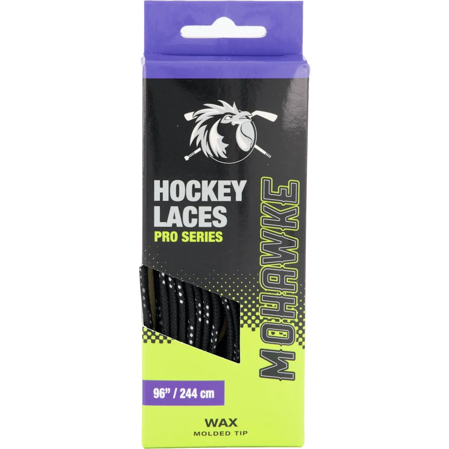 Mohawke Lace Wax Black - Voksede skøjtesnørebånd