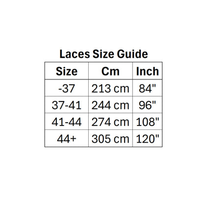 Voksede snørebånd 213 cm Sort