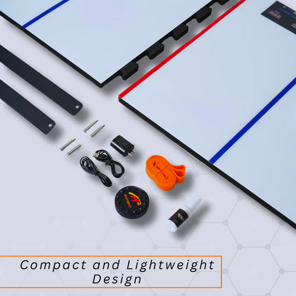 Skudplade Digital Hockey Mini – Interaktiv træning til puckkontrol og timing