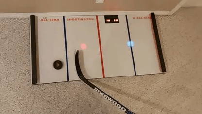 Skudplade Digital Hockey Mini – Interaktiv træning til puckkontrol og timing